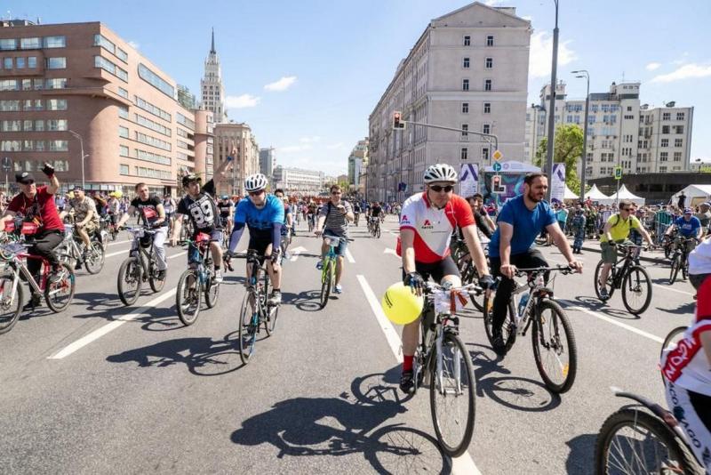 велосипедный забег Москва