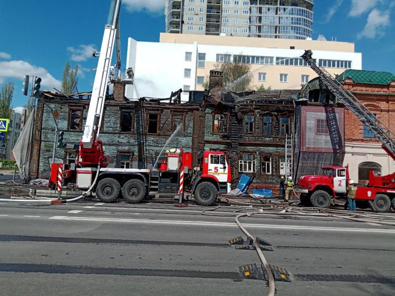 Огонь уничтожил ценные архитектурные элементы здания