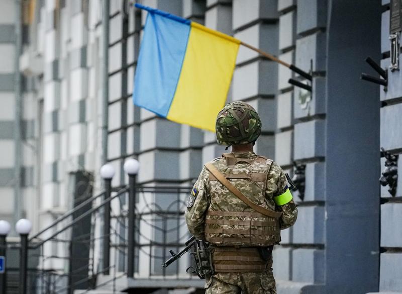 украинский военнослужащий