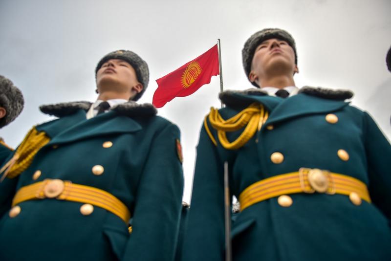 военнослужащие Киргизии