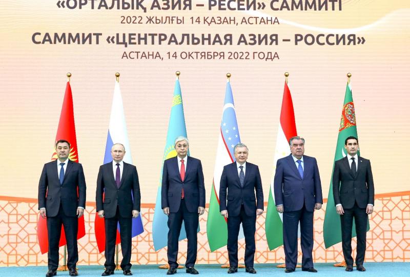 главы государств Центральной Азии и Владимир Путин