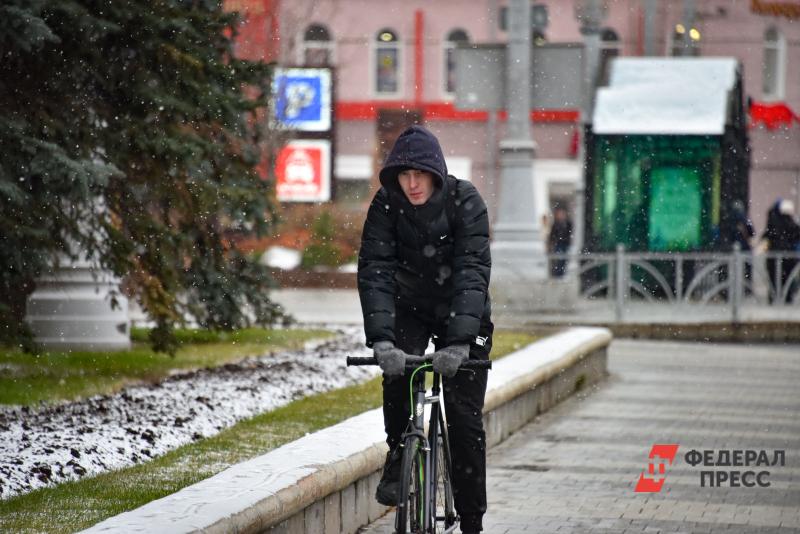 Снег в Екатеринбурге