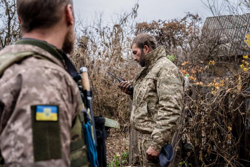 украинские военнослужащие