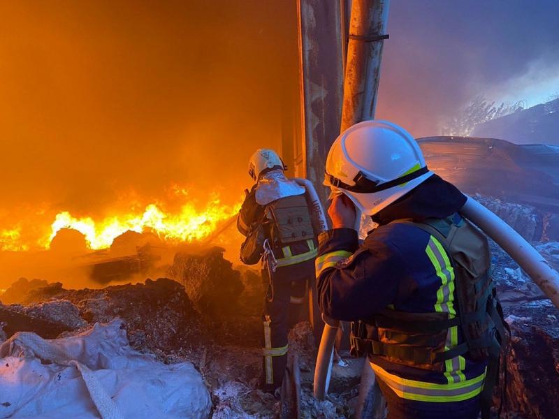 украинские пожарные