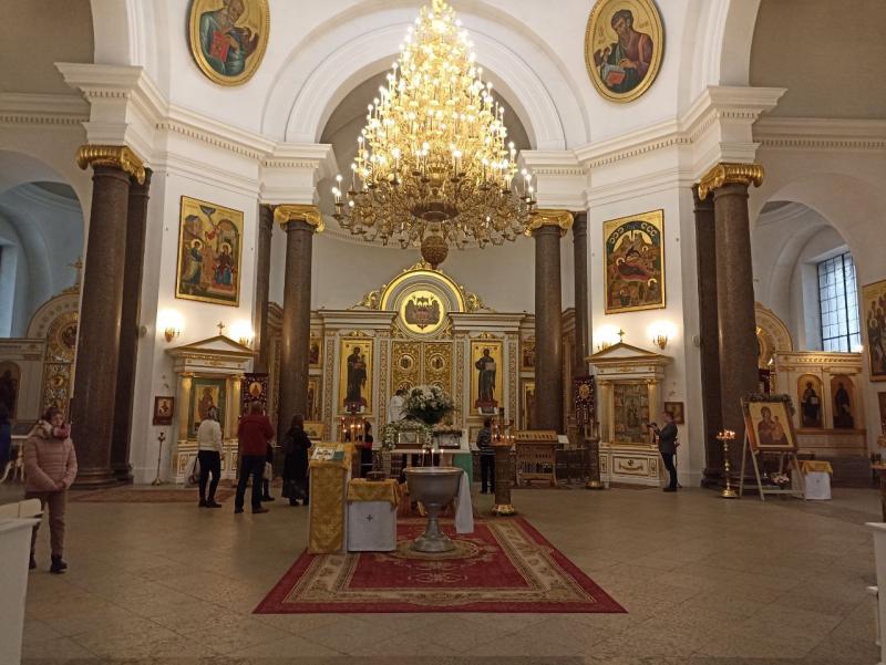 Крещение в Софийском соборе в Пушкине