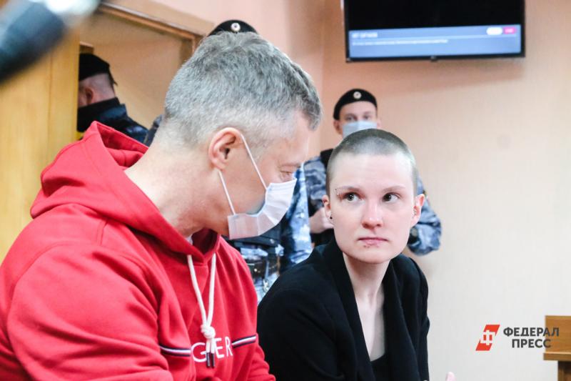 Евгений Ройзман и Юлия Федотова в суде