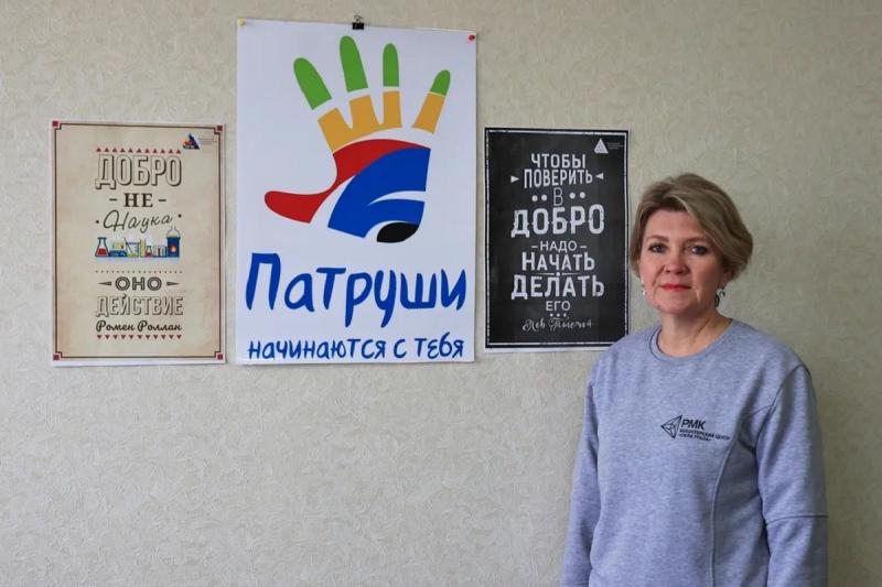 Людмила организует волонтерскую деятельность
