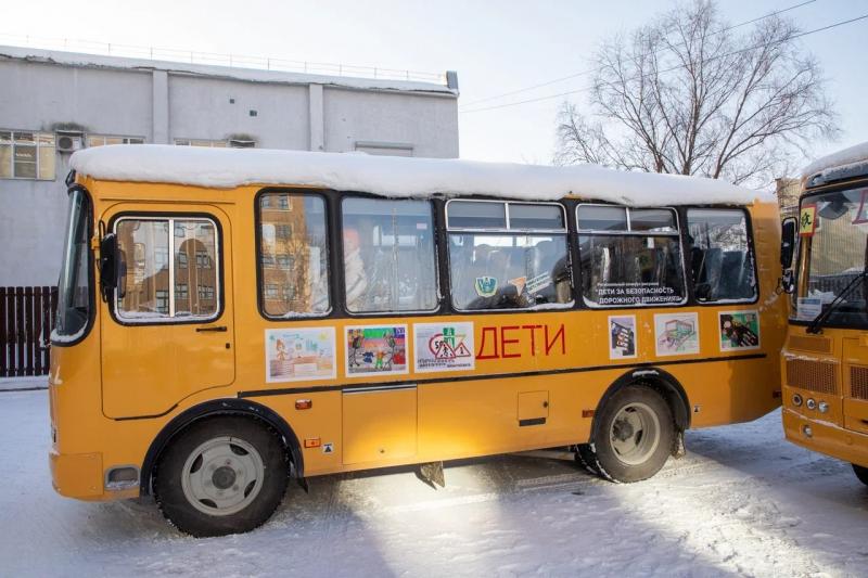 Большая часть автобусов отправится в села