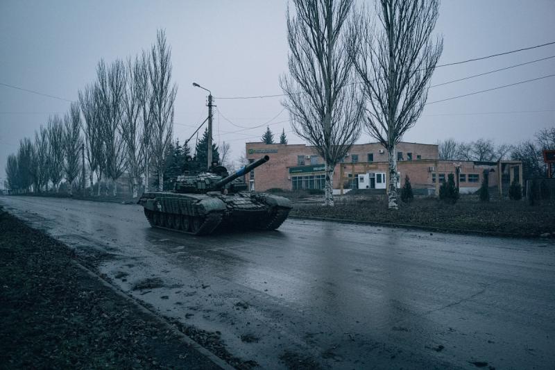 украинский танк в артемовске