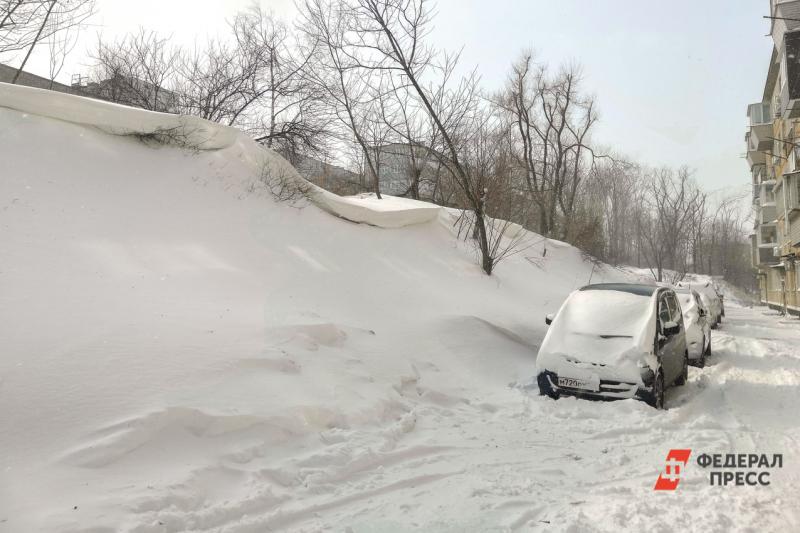 Сильный снегопад обещают во Владивостоке