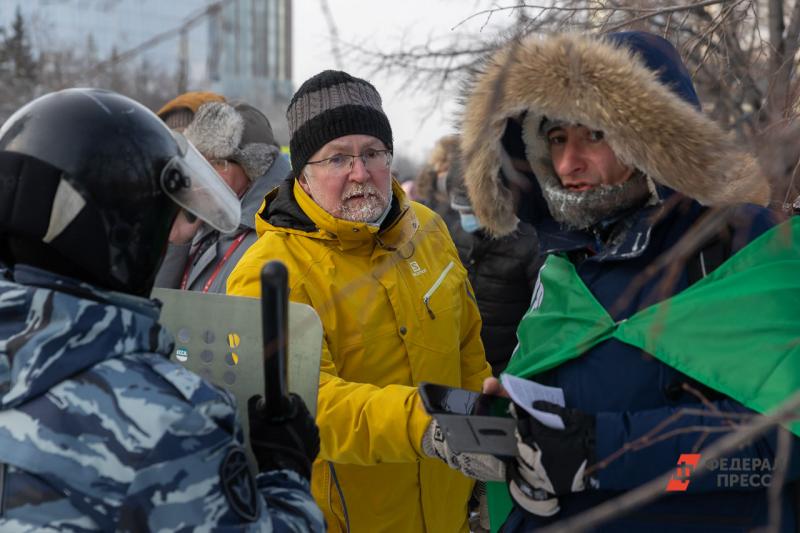 Депутат Константин Киселев на митинге