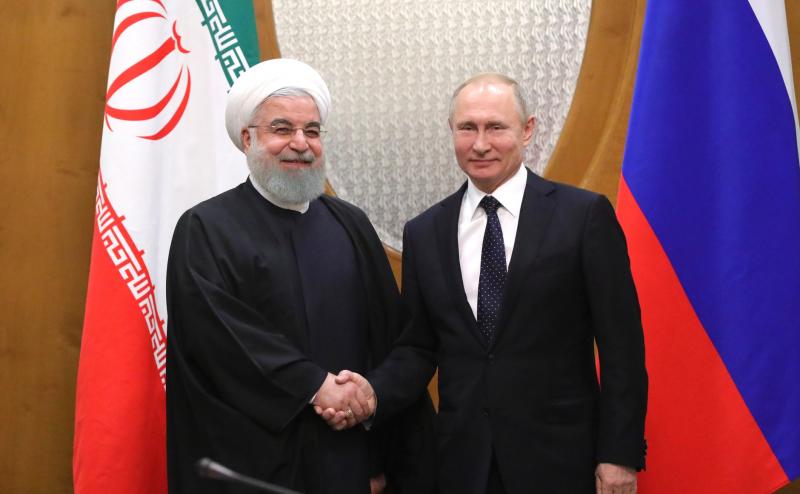 Владимир Путин и Президент Ирана Хасан Рухани