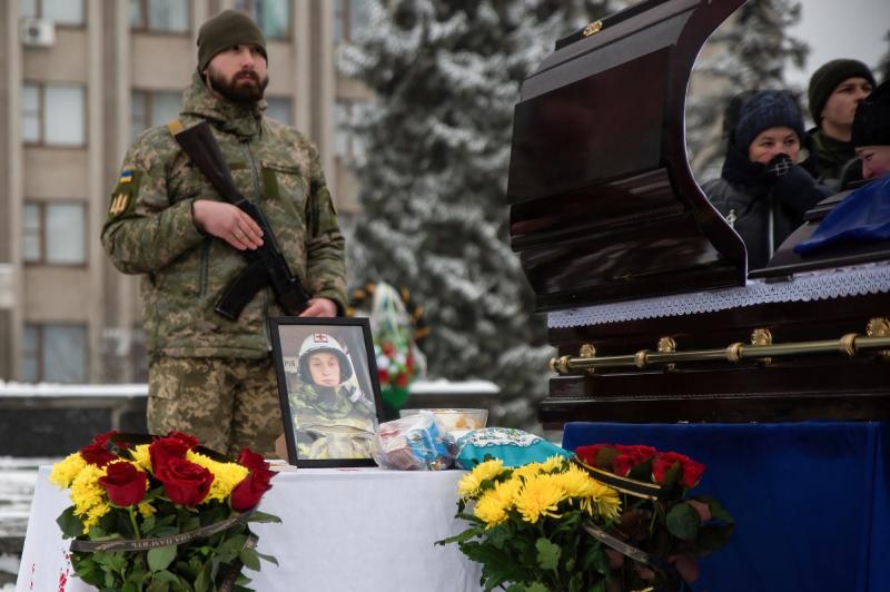 похороны военного на украине