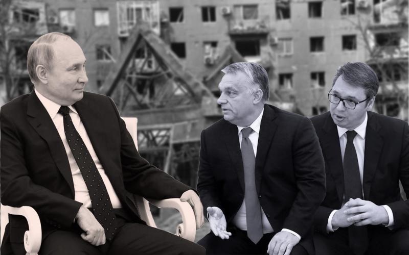 Владимир Путин, Виктор Орбан и Александр Вучич