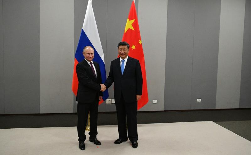 встреча лидеров России и Китая