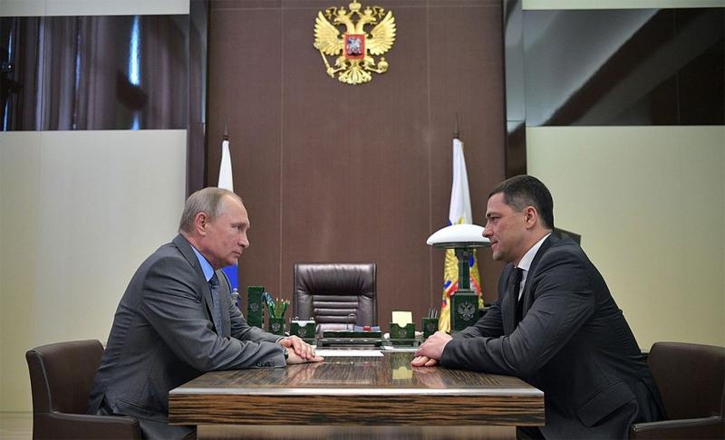 Встреча Путина и Ведерникова