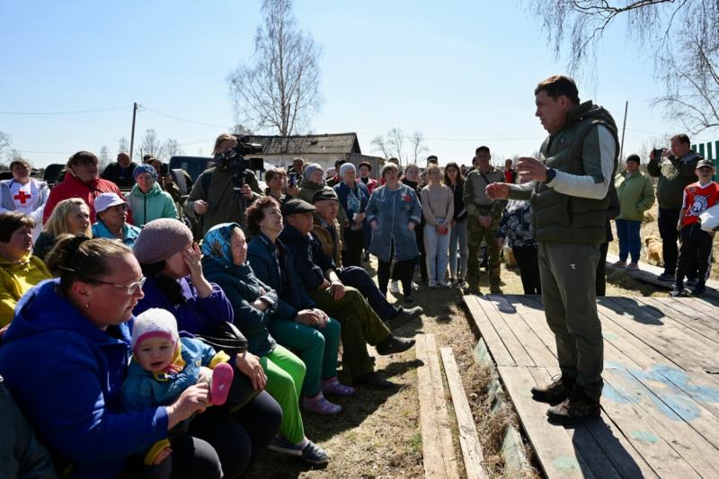 Встреча с жителями Таежного