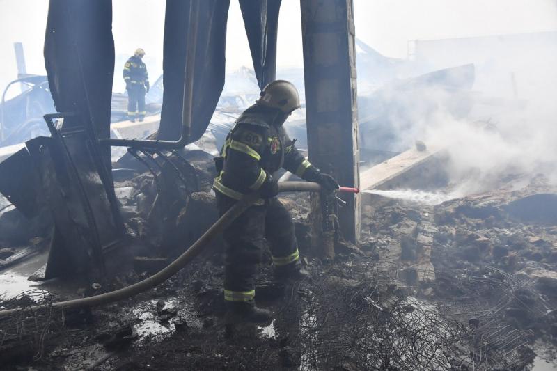 Пожар Борзя Забайкалье