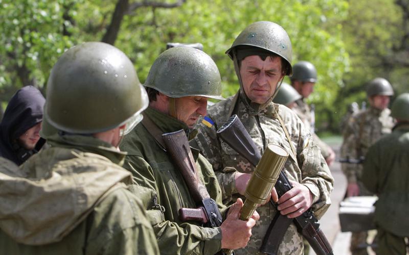 украинские военные