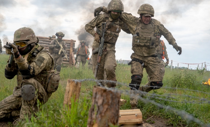 украинские военные