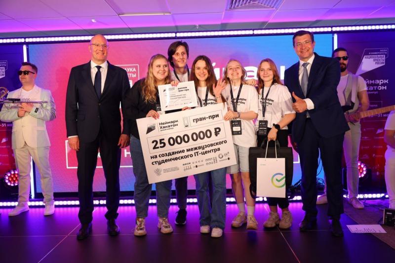 Нижегородские студенты выиграли 25 миллионов рублей на всероссийском хакатоне «Умный кампус» 