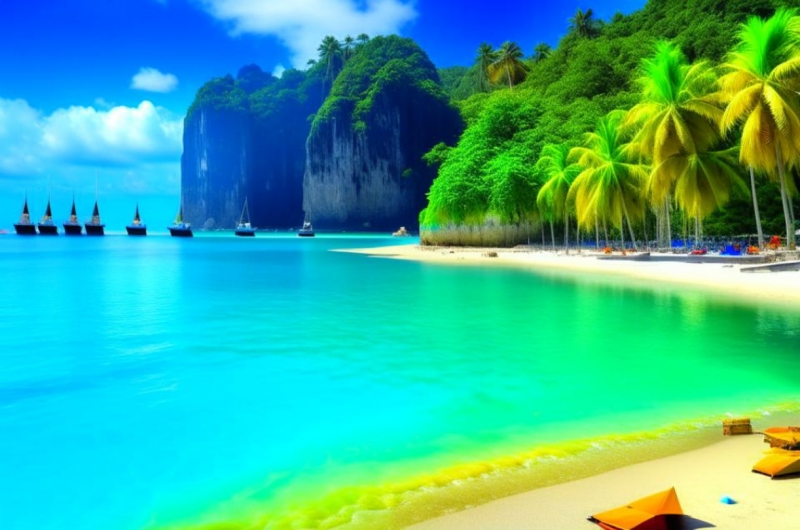 Таиланд, пляж, океан