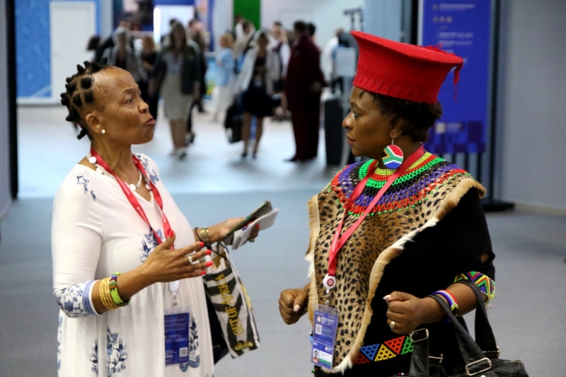 Представители африканских стран на ПМЭФ
