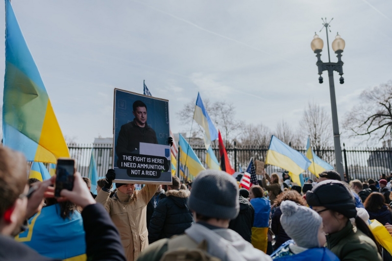 митинг в поддержку украины