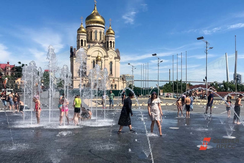 Сухой фонтан во Владивостоке