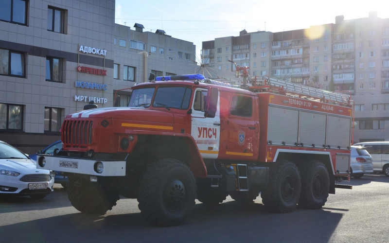 Пожар в Екатеринбурге