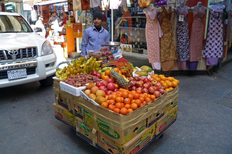 Уличный торговец в Бахрейне