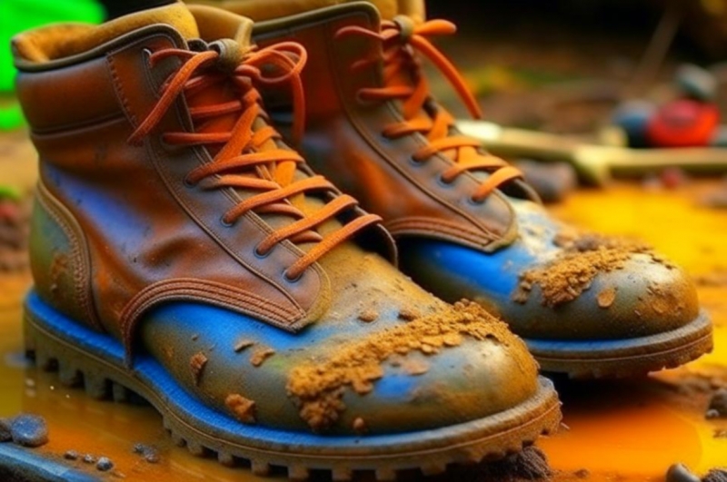 обувь, грязь