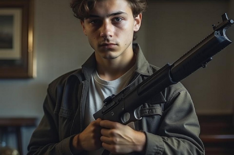 Мальчик с пистолетом