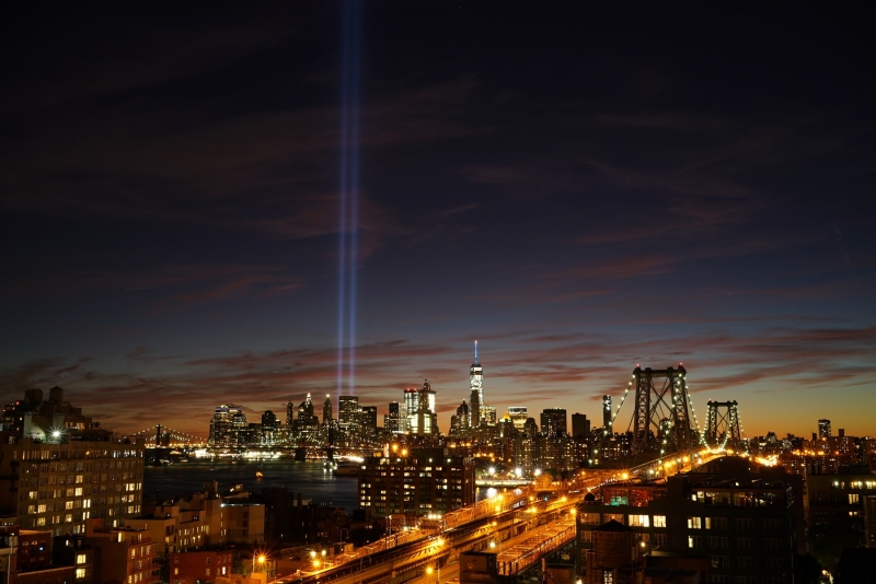 Ночная панорама Нью-Йорка