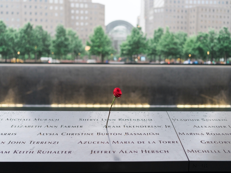 Мемориал в память о жертвах теракта 11 сентября