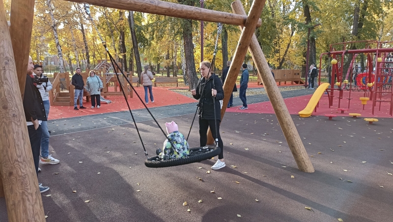 В Екатеринбурге заработал реконструированный парк в центре города
