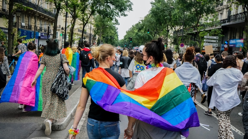 Акция в поддержку ЛГБТ