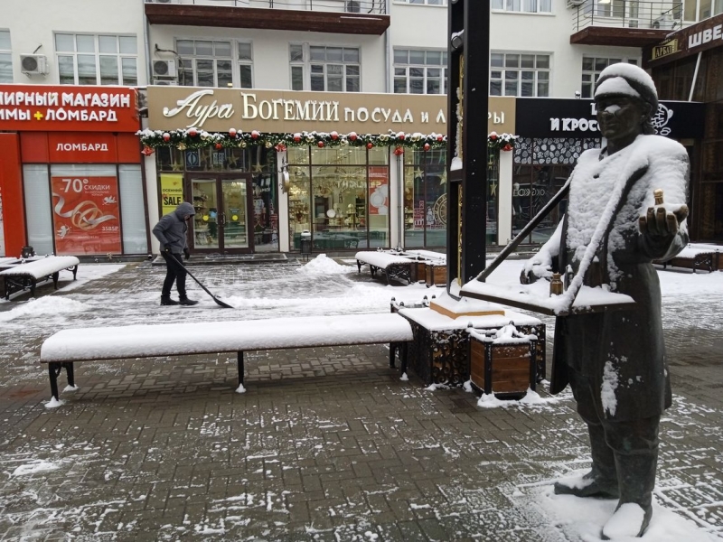 В Екатеринбурге выпал первый большой снег