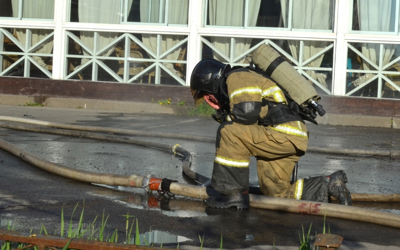 Благодаря быстрой работе пожарных, обошлось без жертв