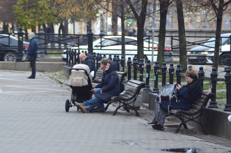 Люди в парке