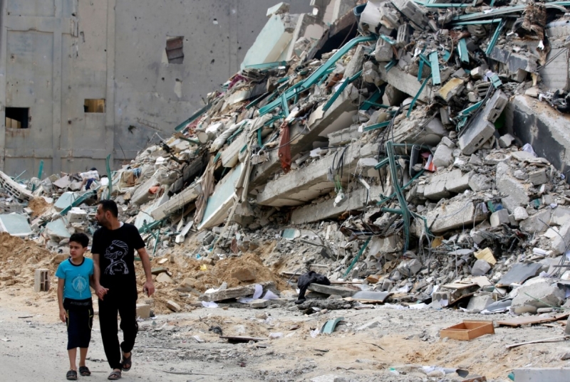 Разрушенный дом в Газе