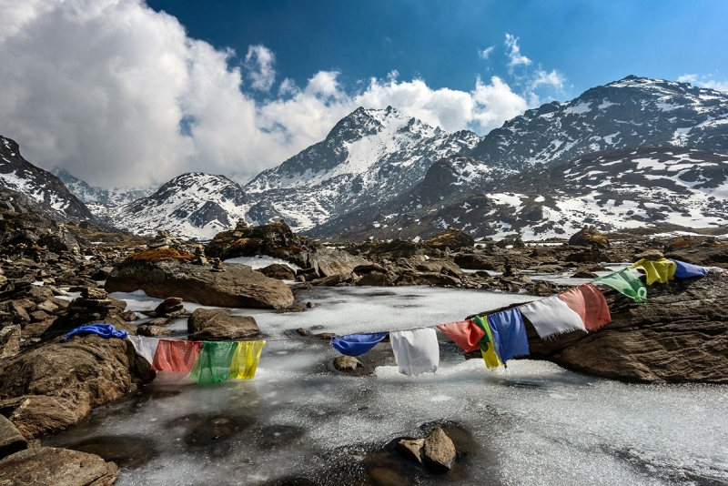 Горные вершины Гималаев