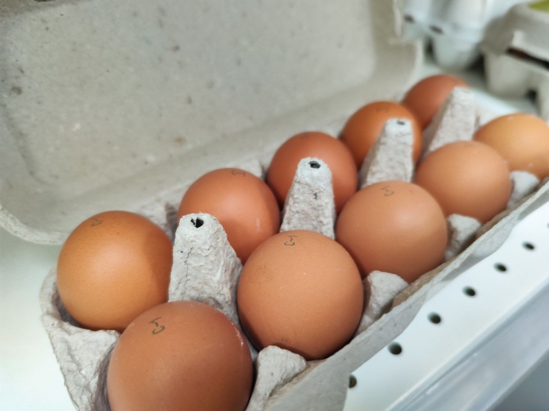 Яйца в магазине