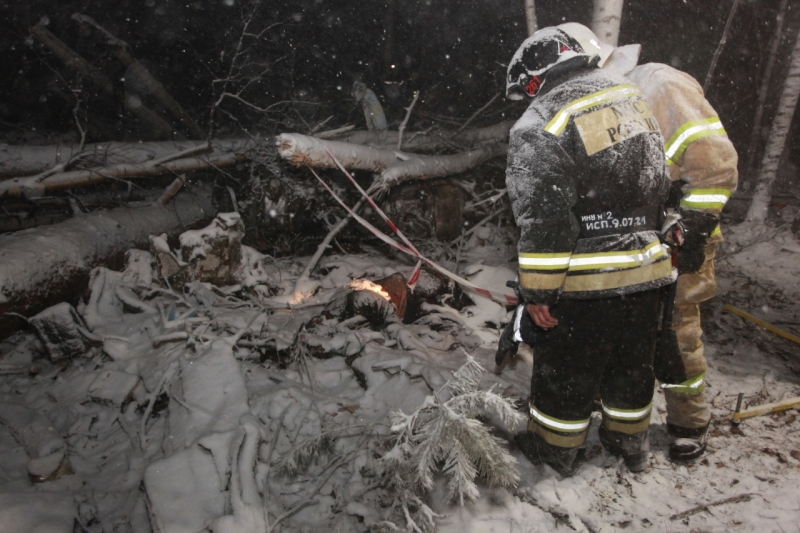 Авиакатастрофа произошла в четырех километрах от поселка Пивовариха
