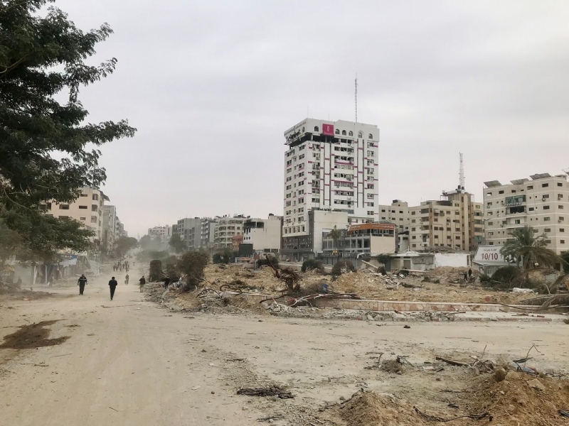 Разрушения в секторе Газа после удара Израиля
