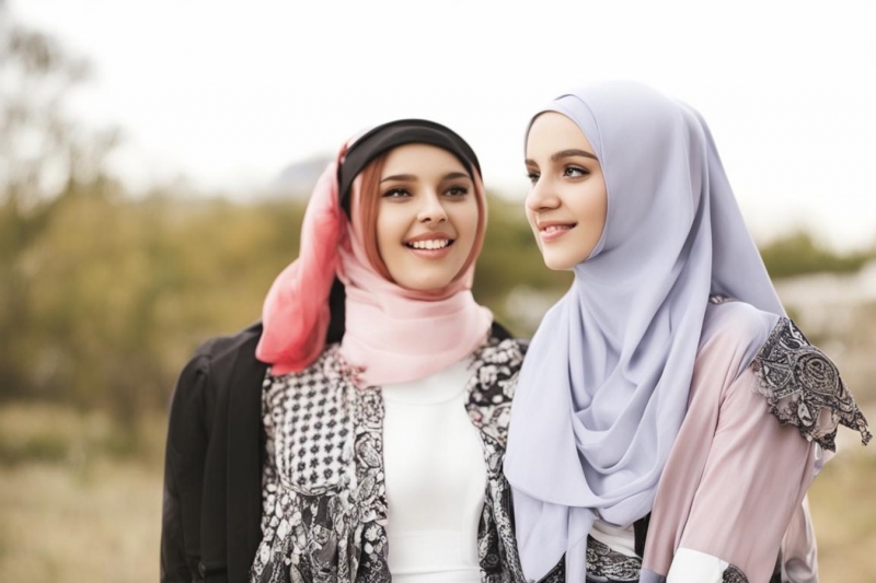 девочки в хиджабе