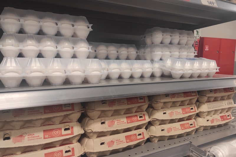 Яйцо в магазине