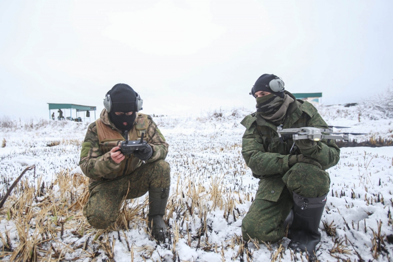 Дроны российских военных