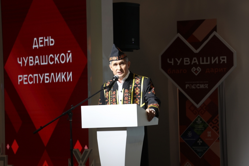 Олег Николаев на Дне Чувашии в рамках выставки  на ВДНХ