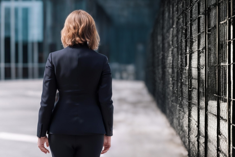 женщина в трауре